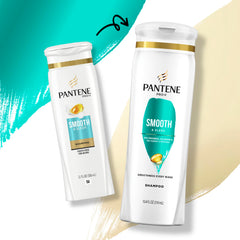 Pantene Pro-V Smooth duo pack shot for daily-use hair care routine