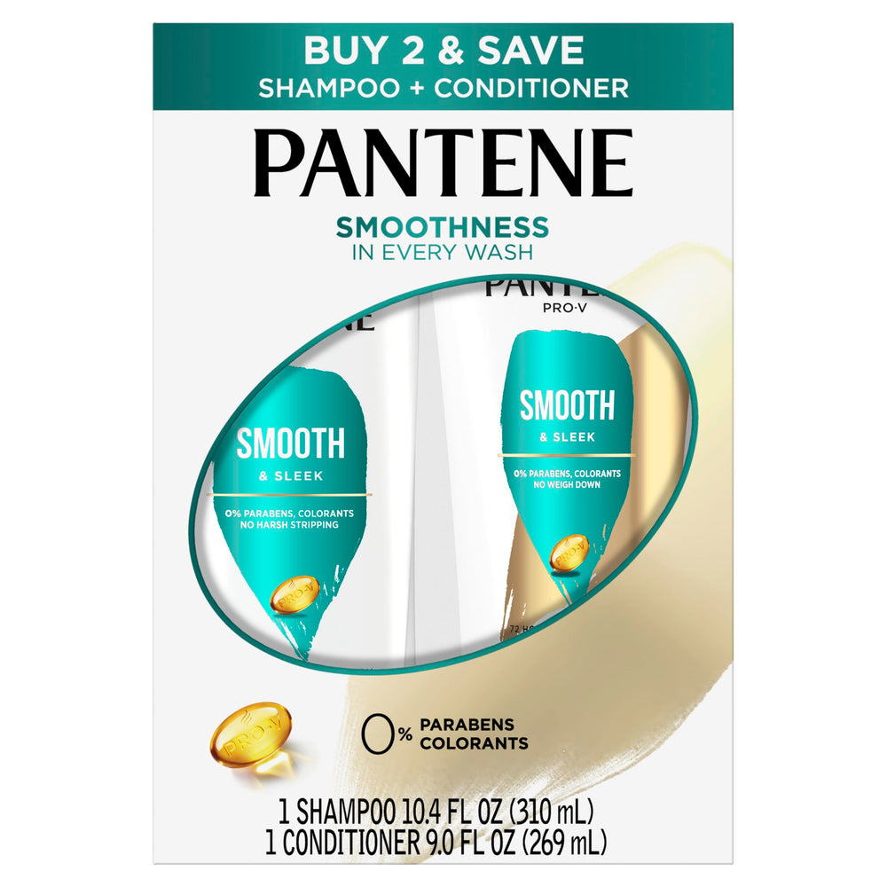 Pantene Pro-V Smooth hair after-use closeup focusing on texture and body