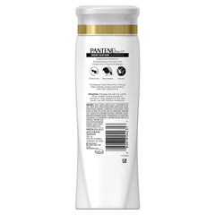 Pantene Radiant Color Shine conditioner bottle demonstrates hydration for softer, shinier color-treated strands.