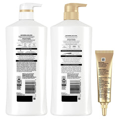 Pantene Radiant Color Shine set display emphasizes vibrant, nourished color-treated hair.