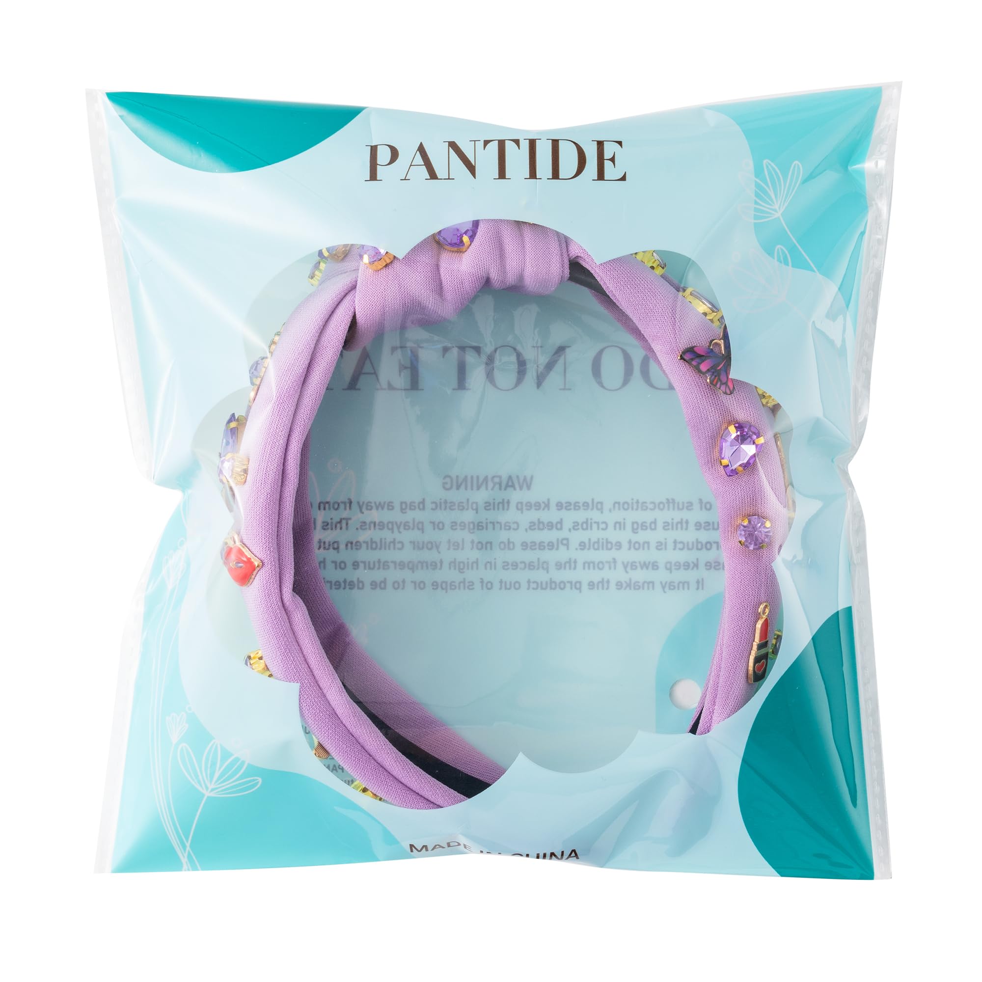PANTIDE top knot detail emphasizes secure fit and all-day wearability.