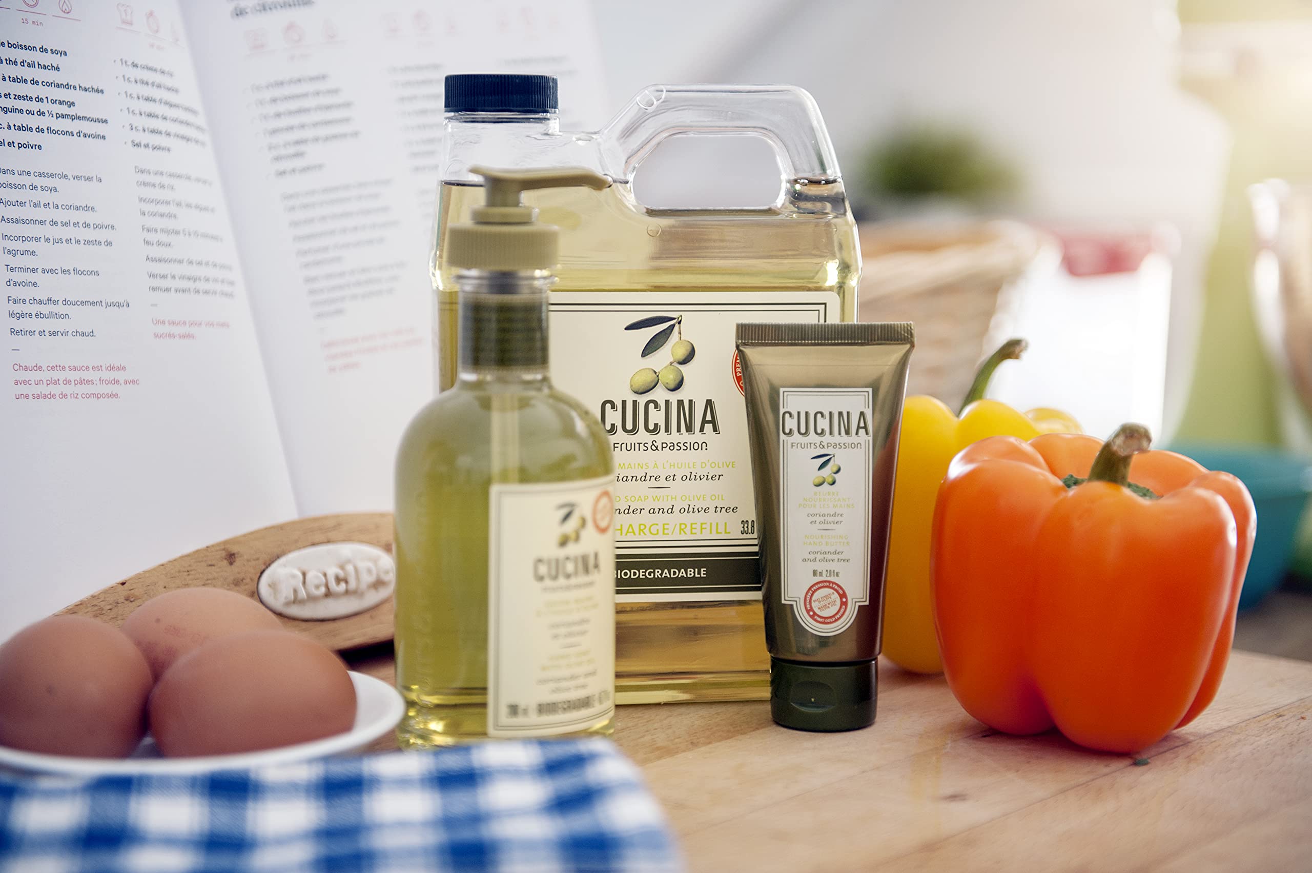 PANZERR Cucina refill packaging made from recycled materials emphasizes sustainability.
