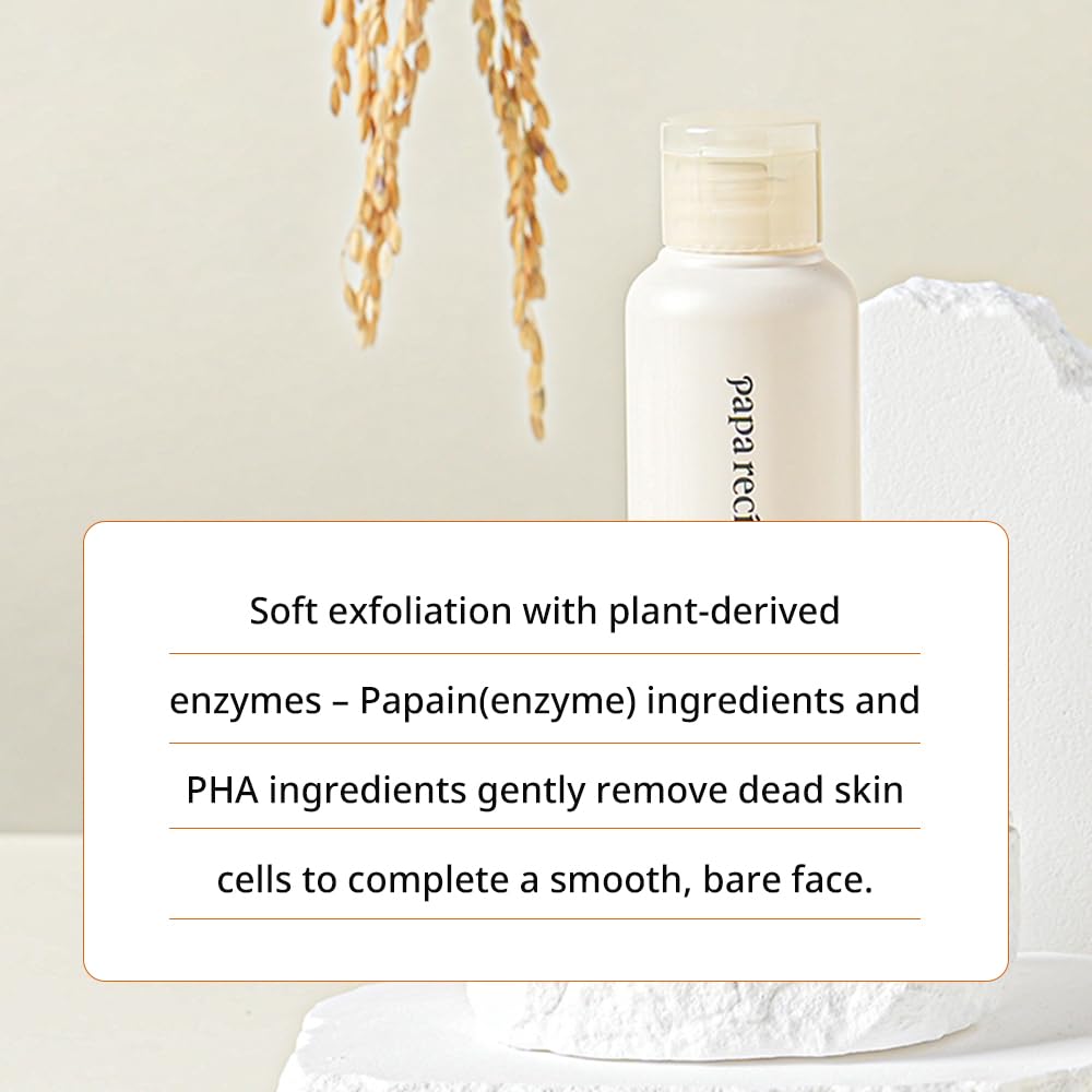 Papa Recipe blemish enzyme powder pore-detail suggests deep-cleansing benefits for congested skin
