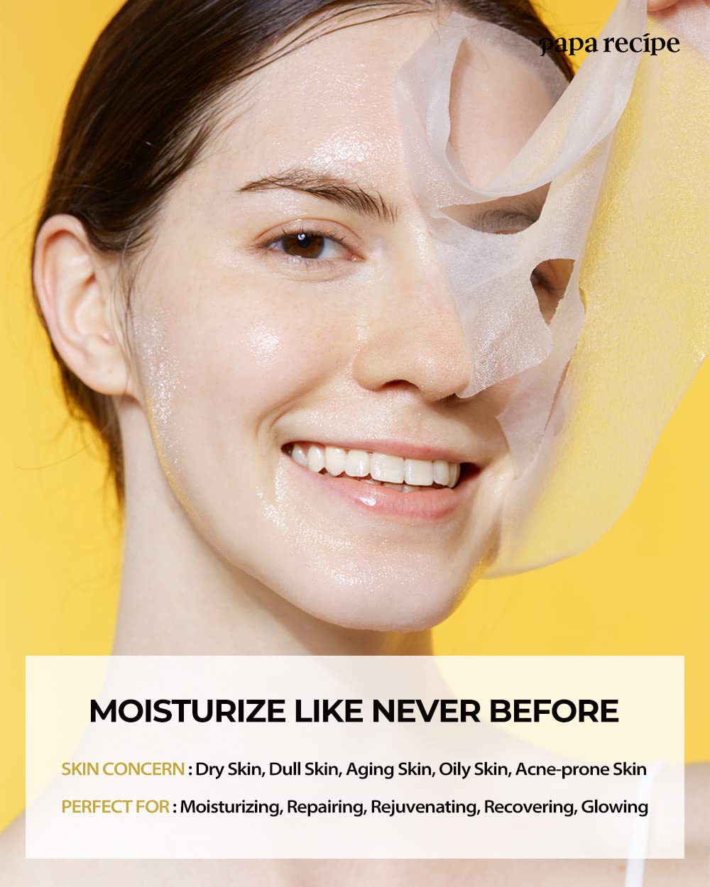 Papa Recipe Bombee Honey Mask features honey and propolis for natural care