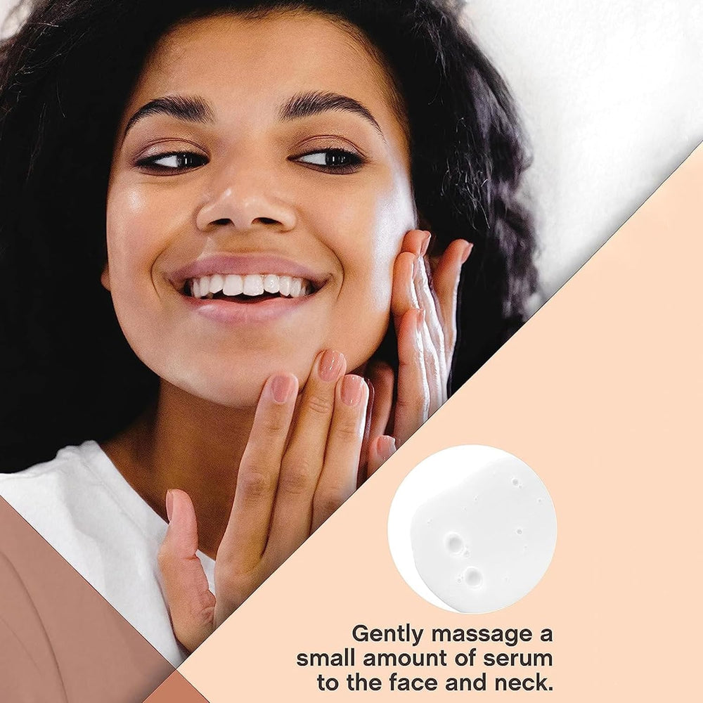 PAPABA serum on face during massage demonstrates easy daily use and smooth absorption