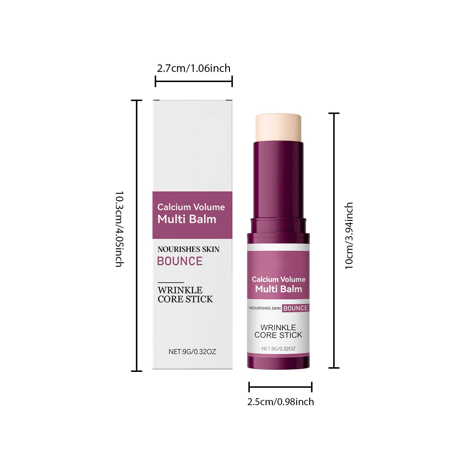 PAQIMAN Cemenrete calcium multi balm neck area for targeted firming look.