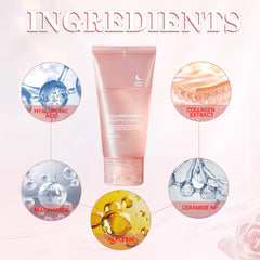 PAQIMAN collagen night-wrapping mask overnight routine image emphasizes nourishment while you sleep.