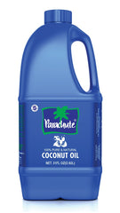 Parachute coconut oil bottle pour shows pure, versatile use in cooking and skin care.