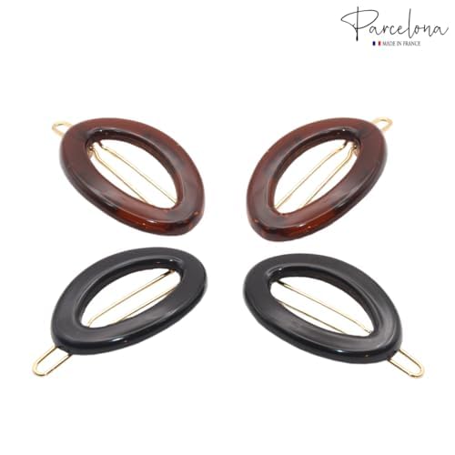 Parcelona hair twist and secure with eggie shell clip for playful updo.