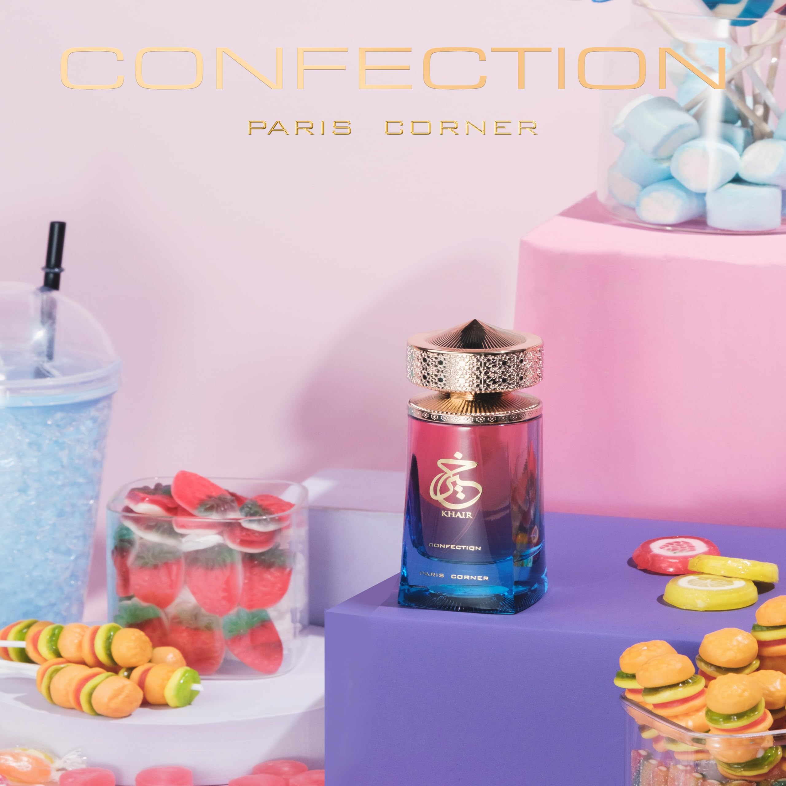 Paris Corner Khair Confection wearer applying fragrance sparks confidence.