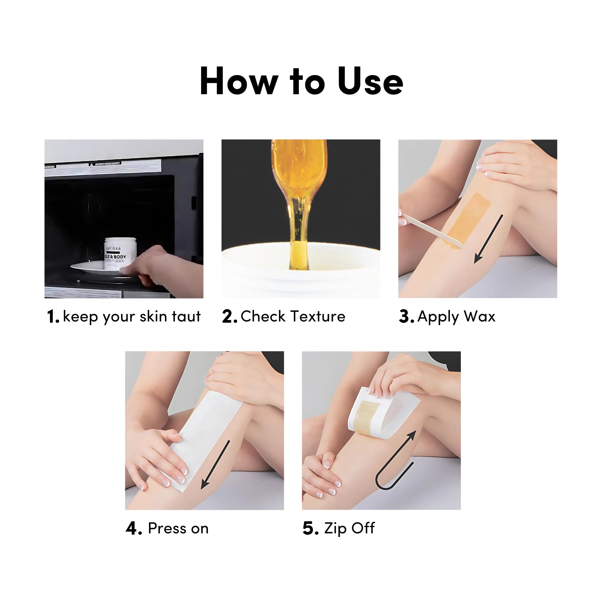 Parissa legs waxing scene demonstrates long-lasting smoothness for leg hair.