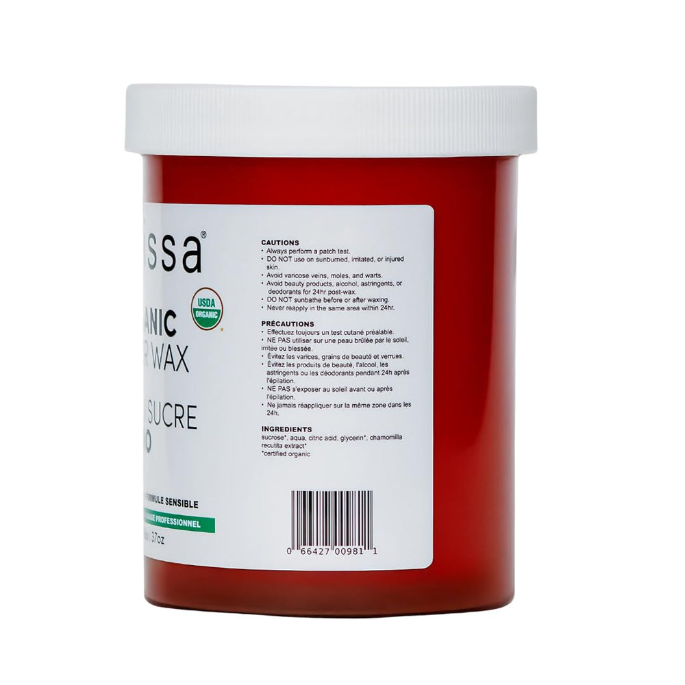 Parissa Organic Body Sugar Wax texture smooth and pliable for comfortable waxing