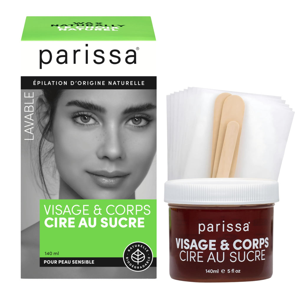 Parissa tiras epilatorias biodegradables para uso cómodo y limpio.