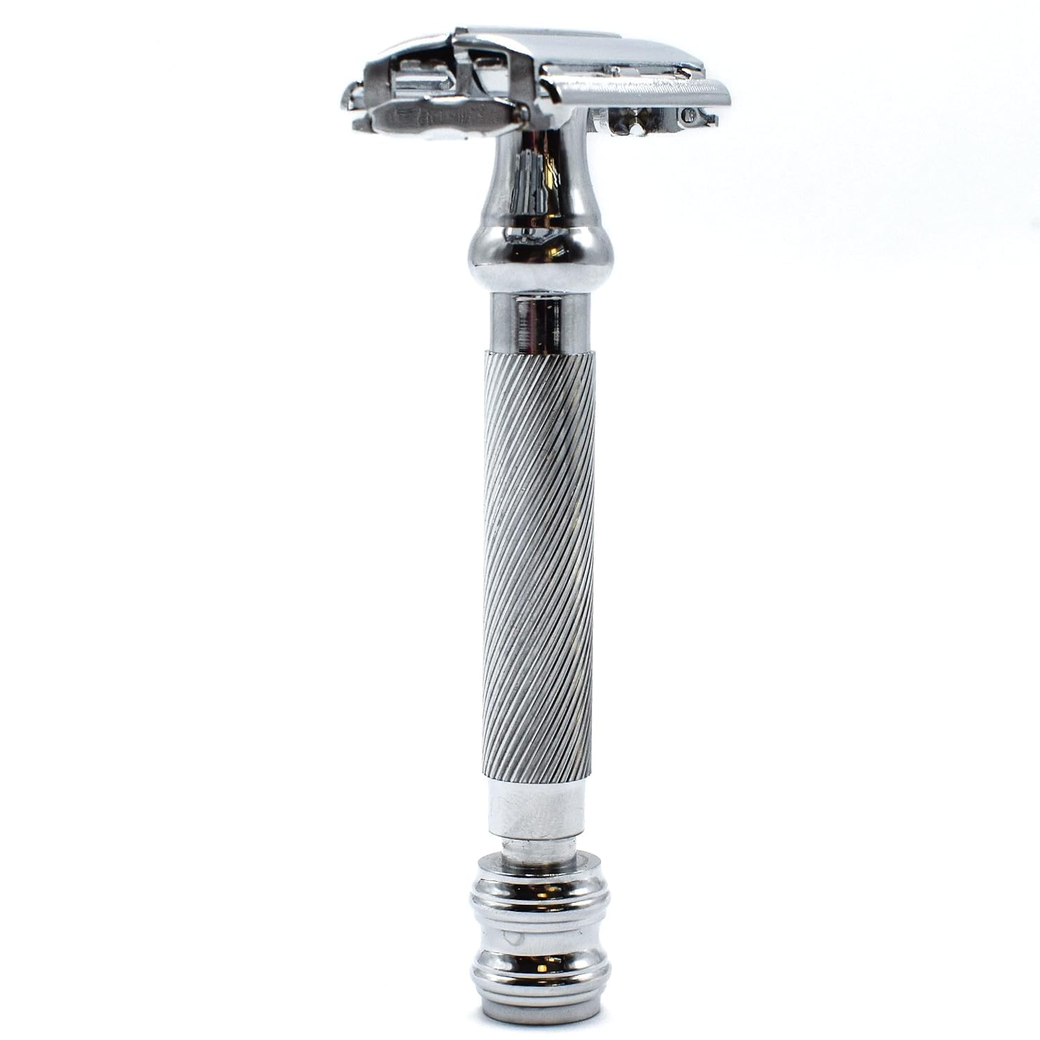 Parker 99R butterfly head close-up demonstrates quick, safe blade changes.