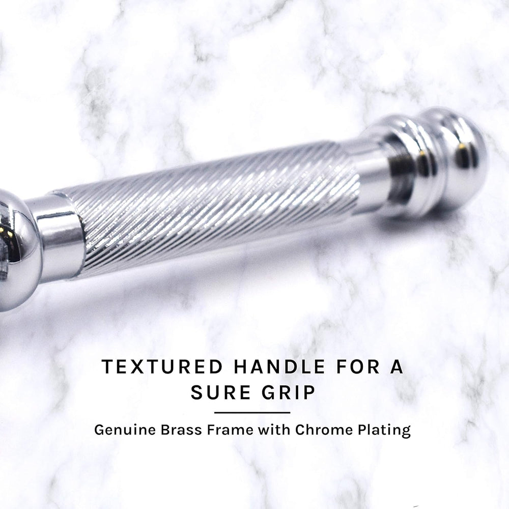 Parker 99R knurled handle texture provides secure grip in wet conditions.