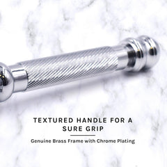 Parker 99R knurled handle texture provides secure grip in wet conditions.