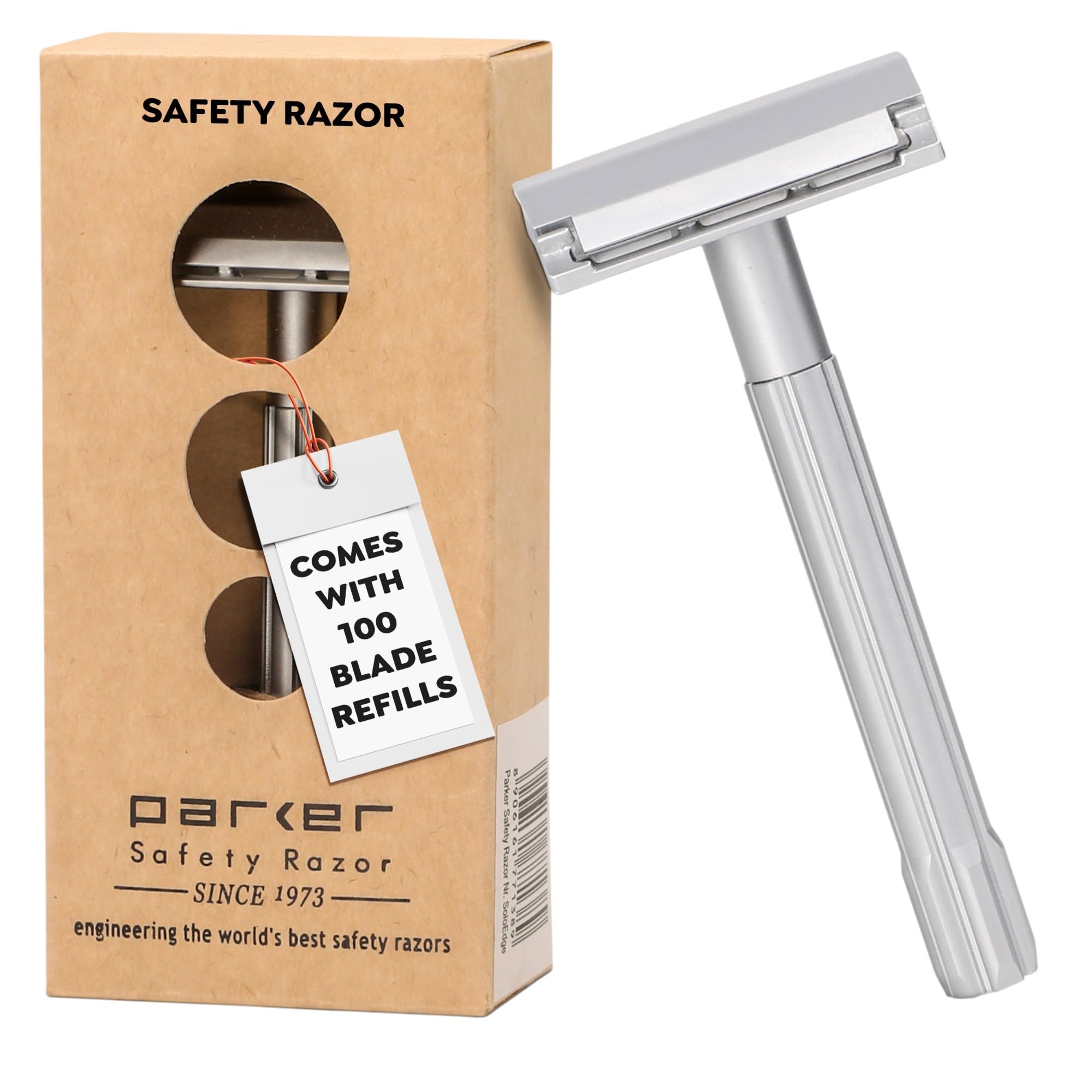 Parker SoloEdge metal body shines to highlight durable, plastic-free construction.