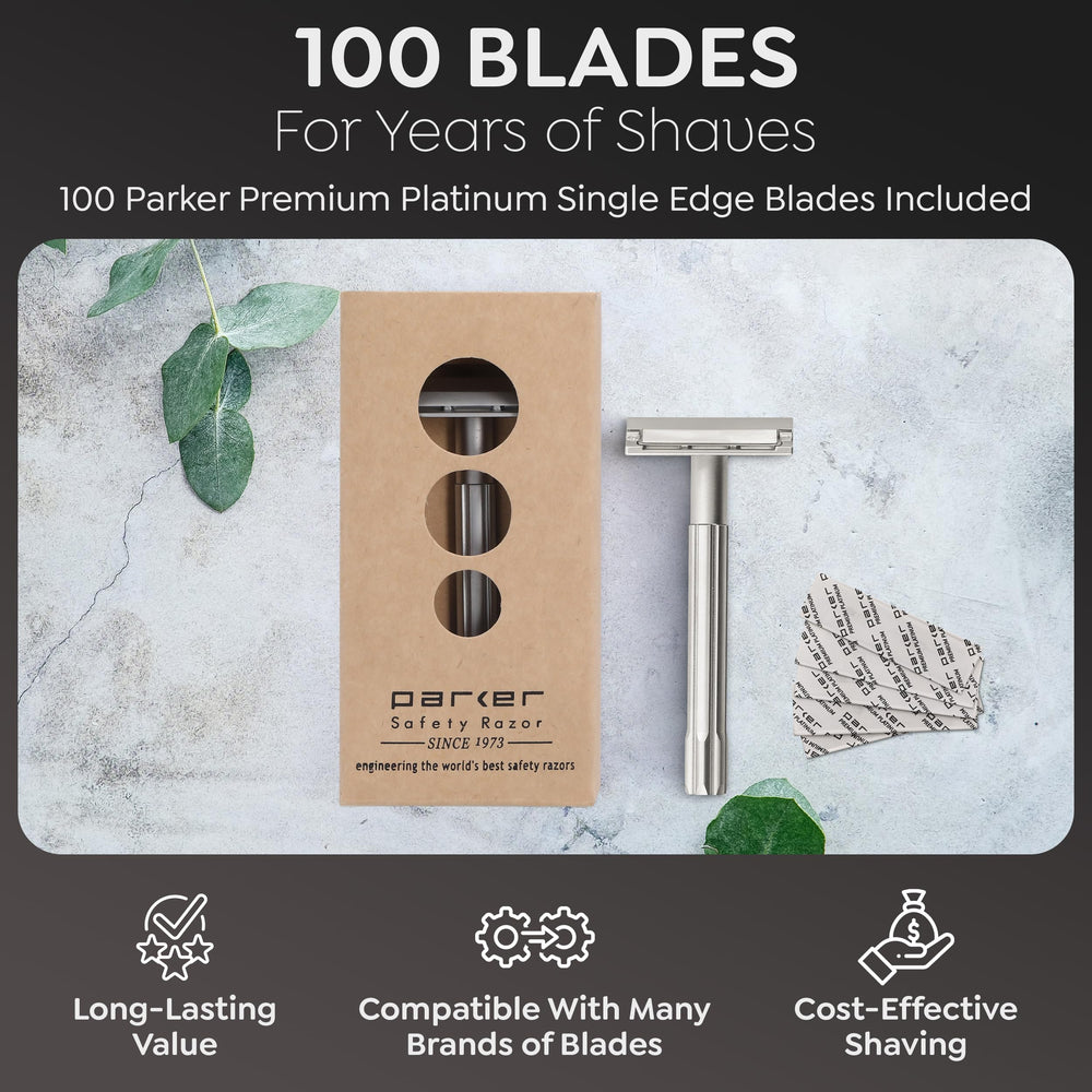 Parker SoloEdge packaging shown as eco-friendly packaging for plastic-free shipping.