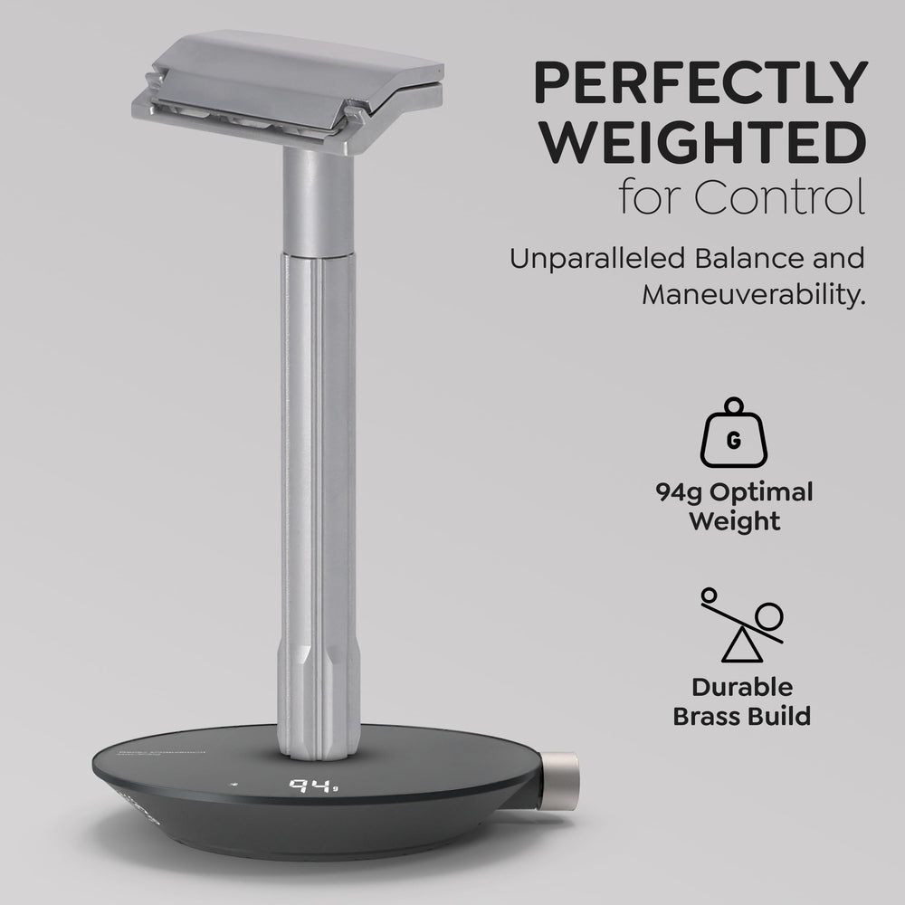 Parker SoloEdge plastic-free design appealing to eco-conscious shavers seeking sustainability.