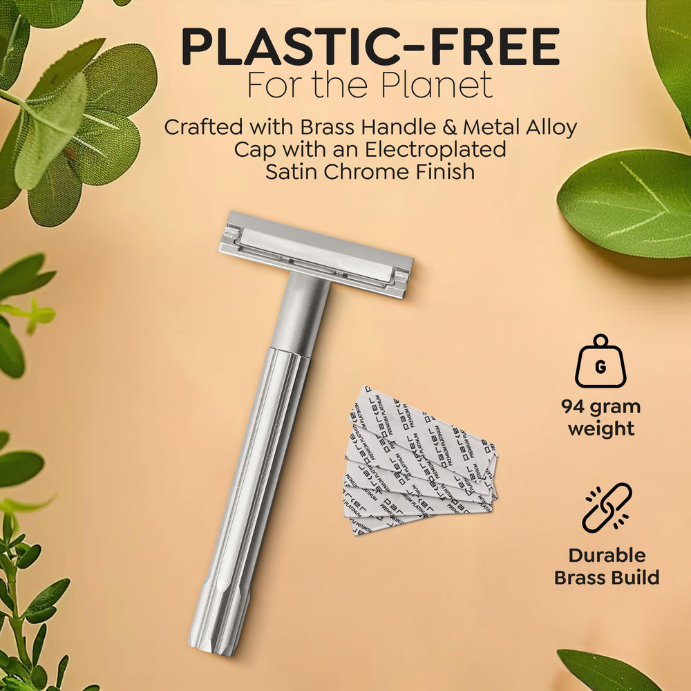 Parker SoloEdge razor weight 94g offers balanced handling for control in tricky areas.
