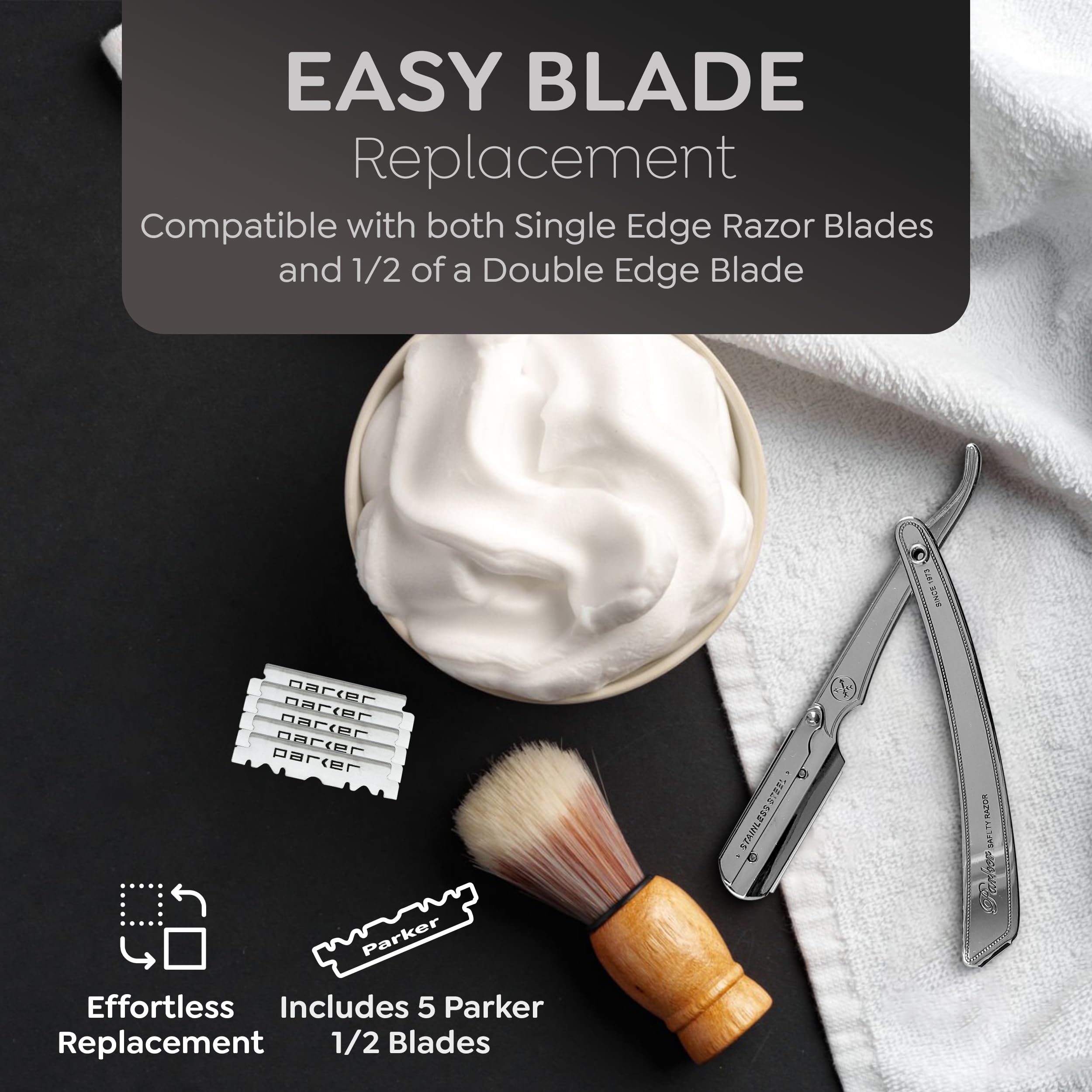 Parker SRX outline-neckline-detailing showcases precise control for clean edge work.