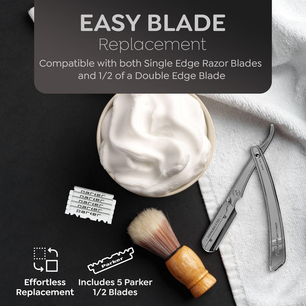 Parker SRX outline-neckline-detailing showcases precise control for clean edge work.