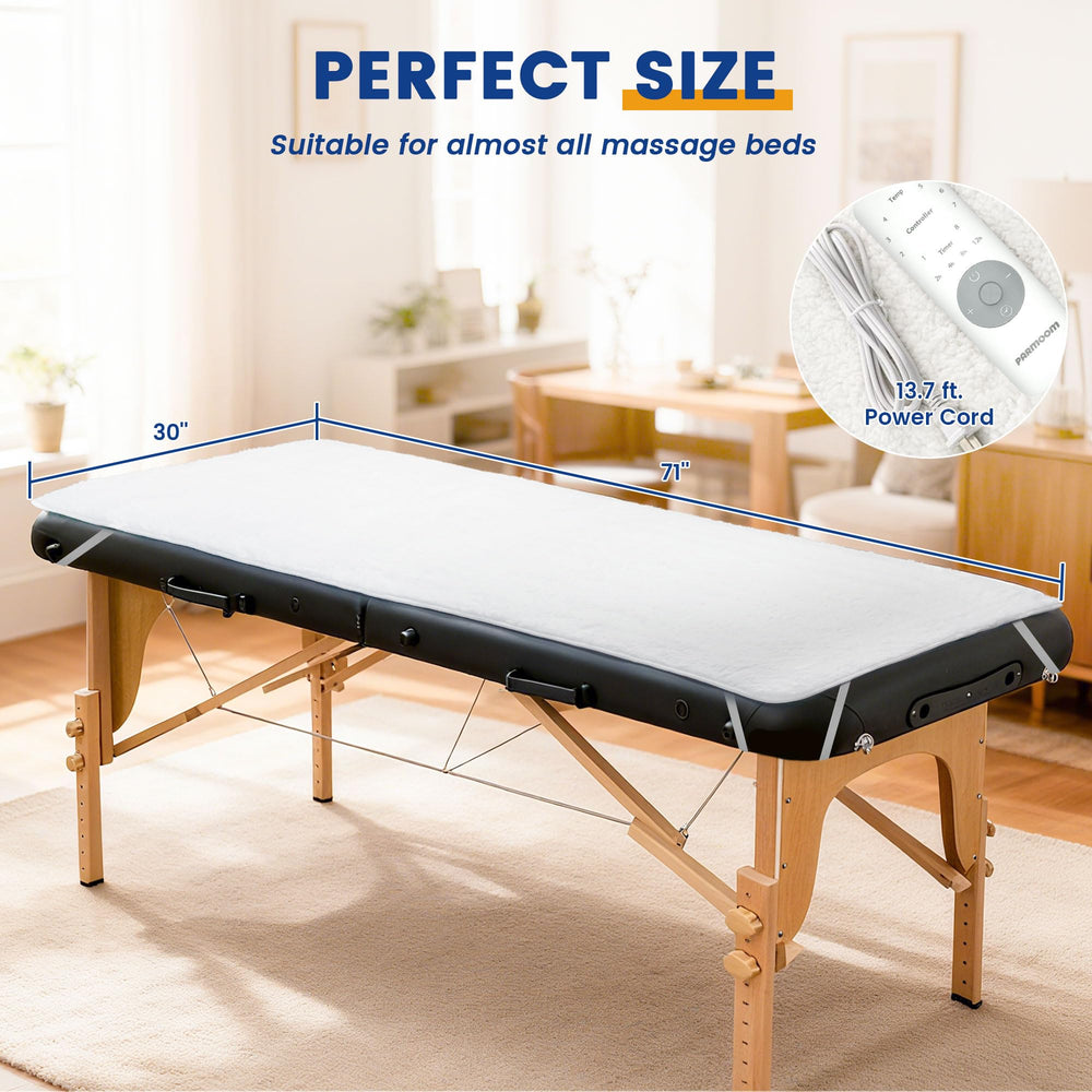 PARMOOM compact cord storage keeps workspace tidy after sessions.