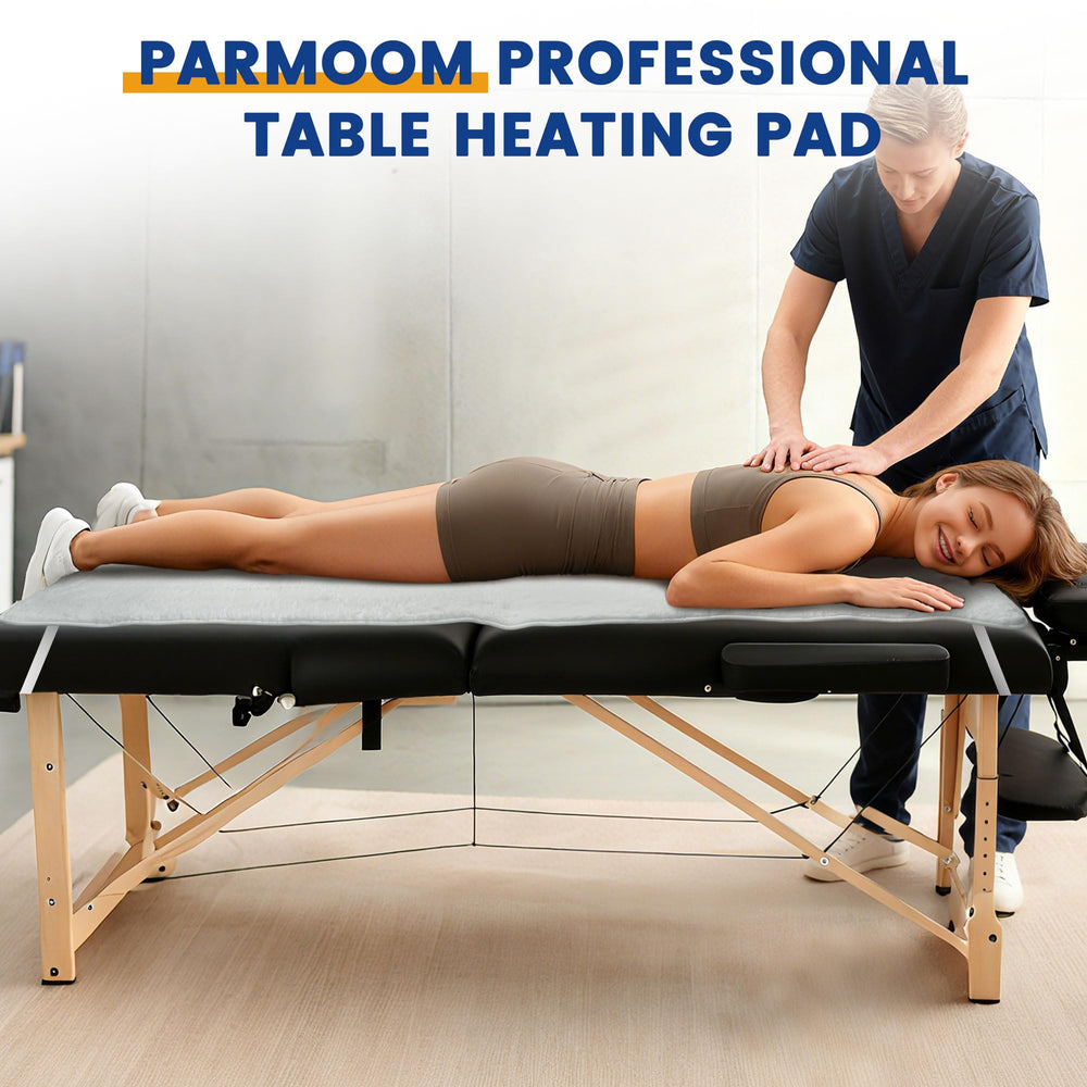 PARMOOM warm surface on sofa illustrates comfortable warmth during downtime.