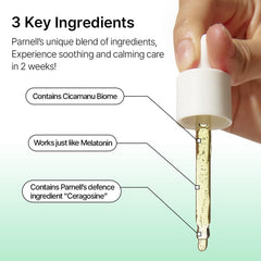 Parnell Cicamanu 92 Serum being applied to the skin for overnight renewal