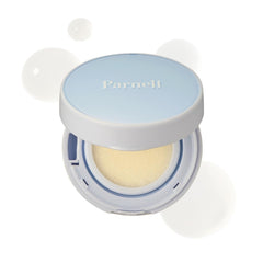 Parnell Glacial Biome Water No-Sebum Cushion cooling hydration for matte skin.