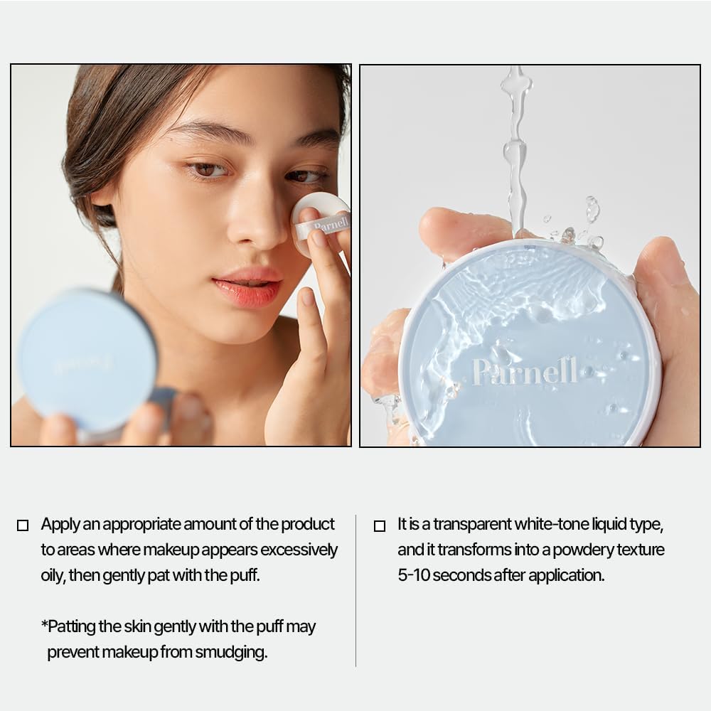 Parnell Glacial Biome Water No-Sebum Cushion all-day comfortable wear.