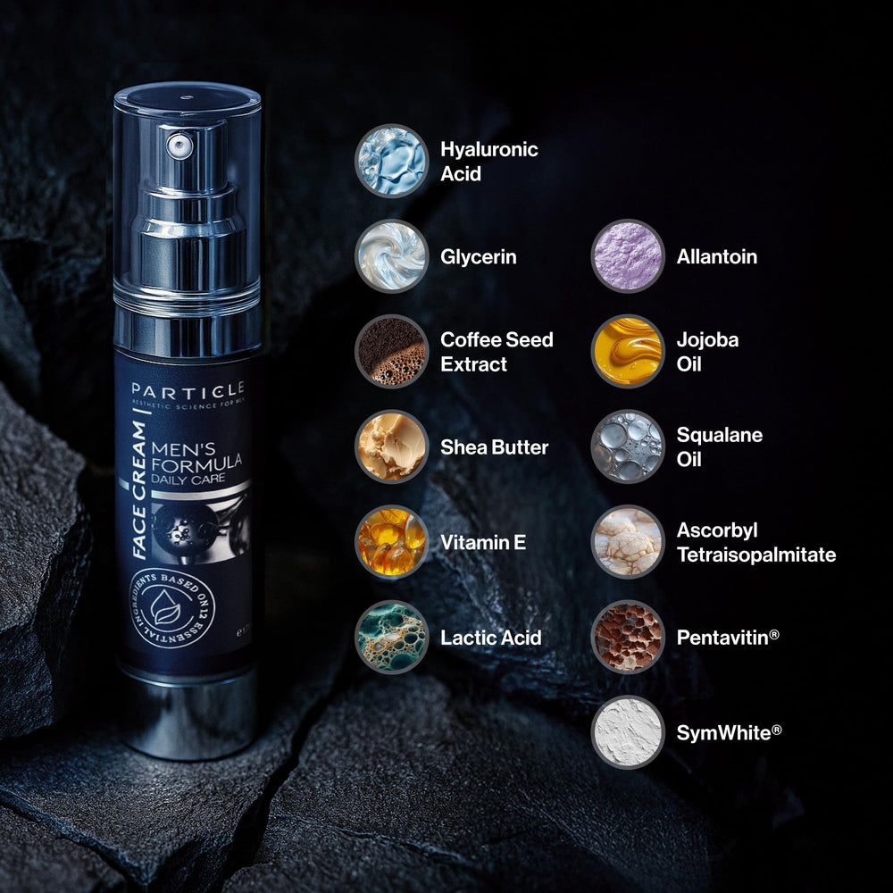 Particle Face Cream absorbs quickly on skin for ease