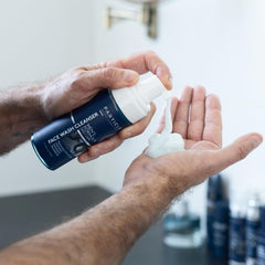 Particle Mens Face Wash suits all skin types, offering a versatile daily cleanser for any age.