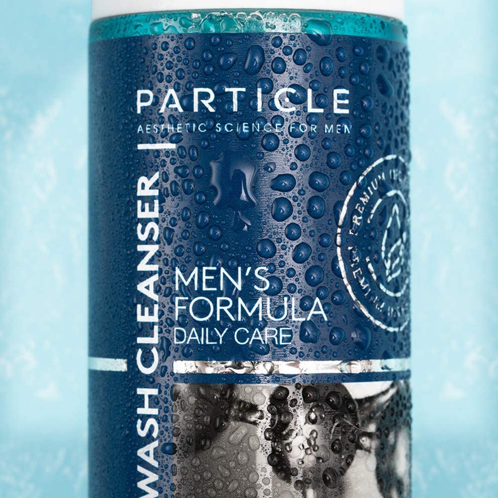 Particle Mens Face Wash bottle-design highlights premium feel and practical daily care.