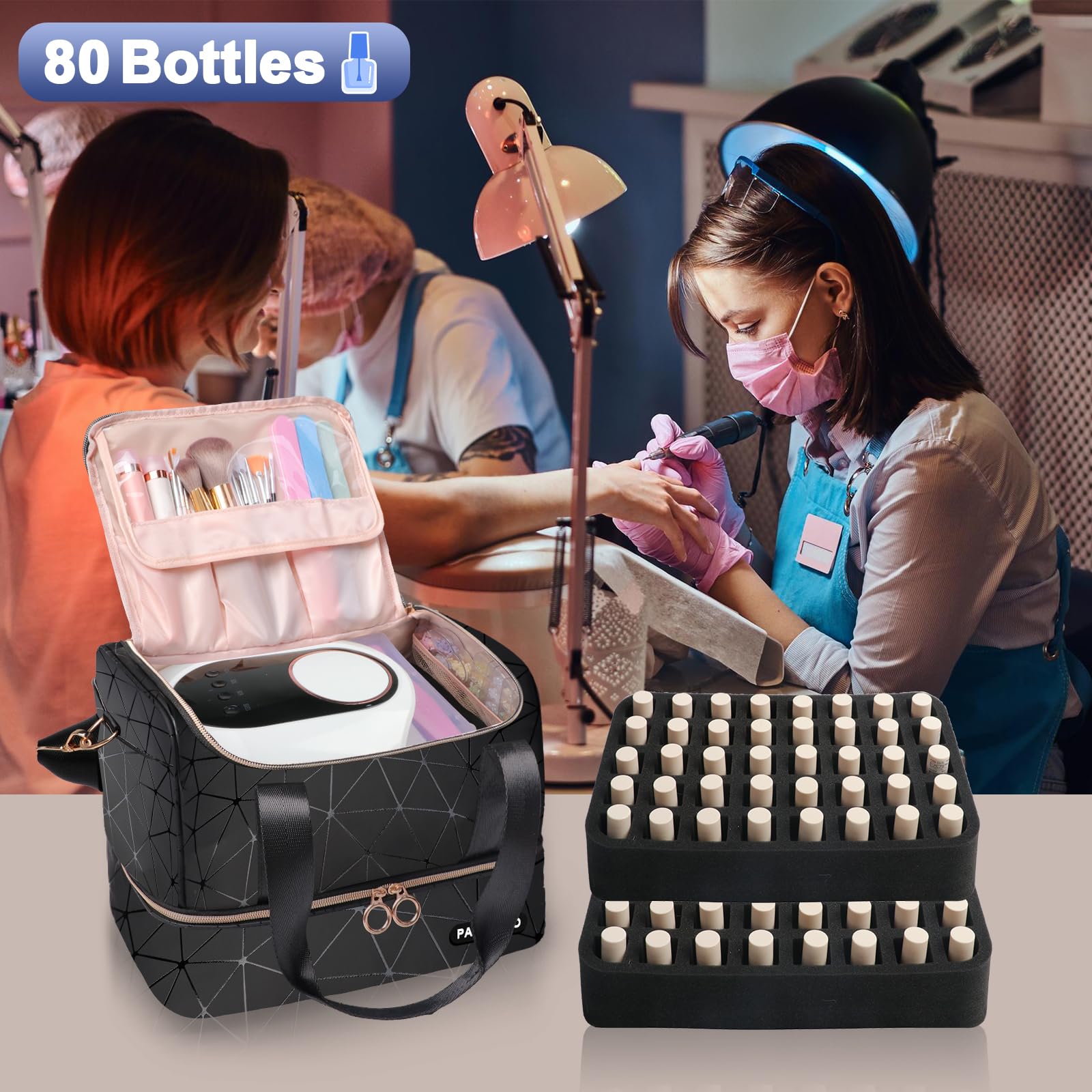 Partreko compact design saves space in salons or homes.
