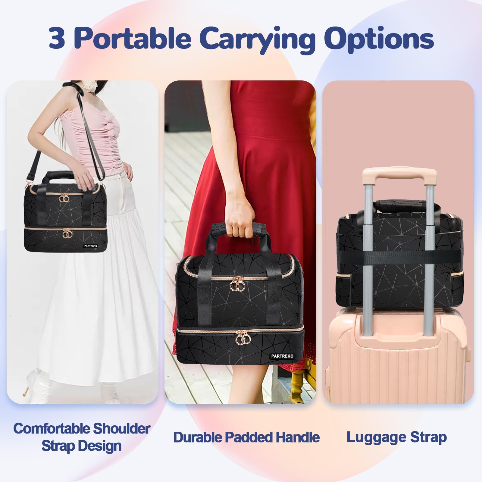 Partreko sponge pads cushion bottles during transport.