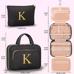 Partylamb small makeup bag keeps daily cosmetics within reach on trips.