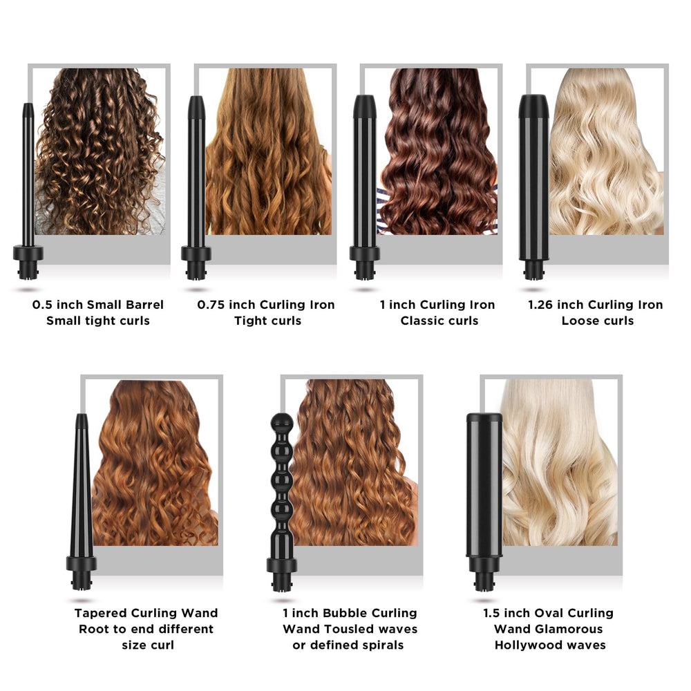 PARWIN PRO BEAUTY curling wand with 19mm barrel for versatile medium curls