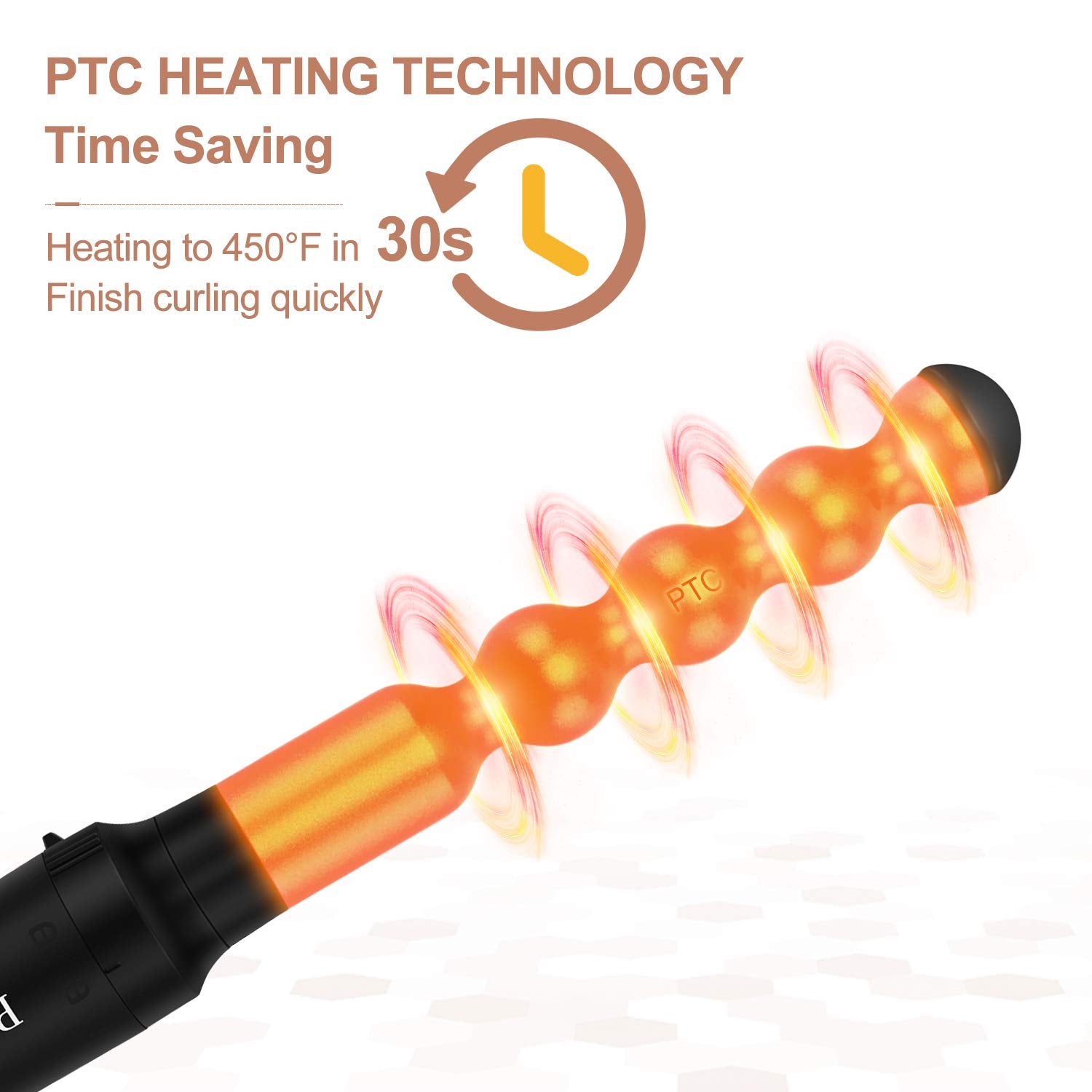PARWIN PRO BEAUTY heat-resistant glove protects hands during curling