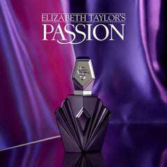 Elizabeth Taylor Passion EDT packaging showcases gift-worthy presentation.