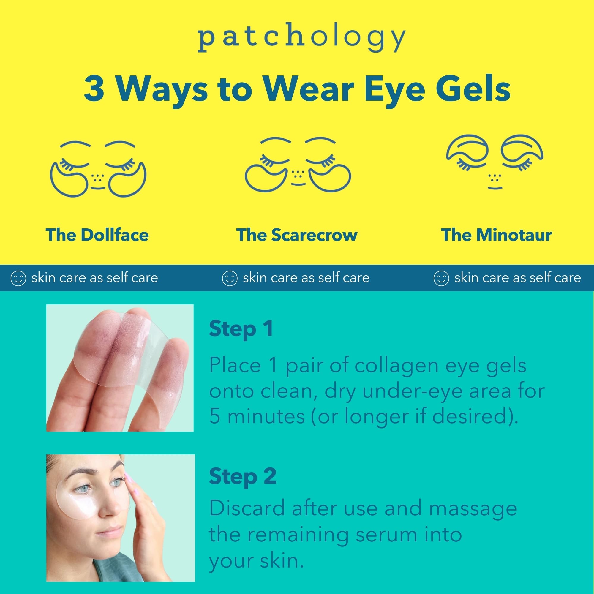Patchology All Eyes On You travel patches stored in a bag for easy lift.