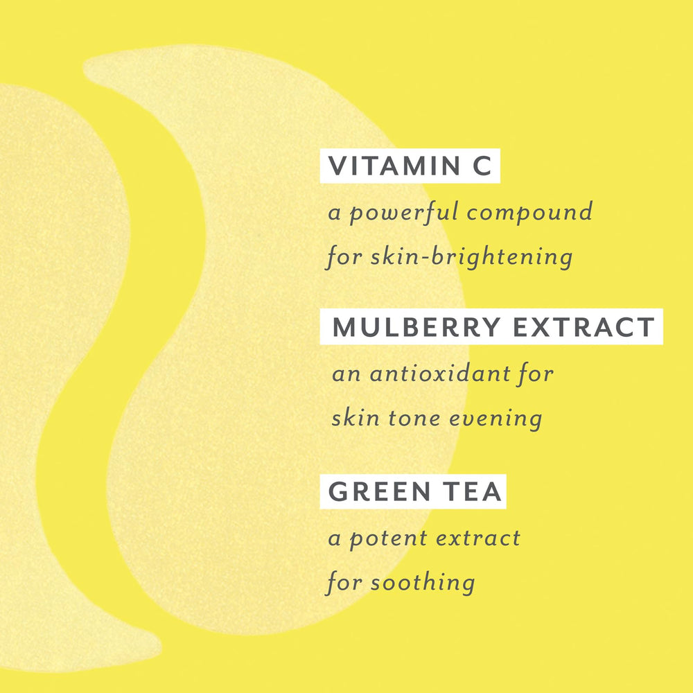 Applying Patchology eye patches before makeup for smoother under-eye area