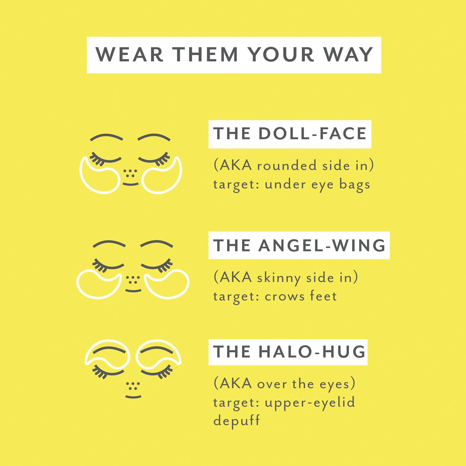 Hydrating Patchology eye patches soothing the under-eye area during travel