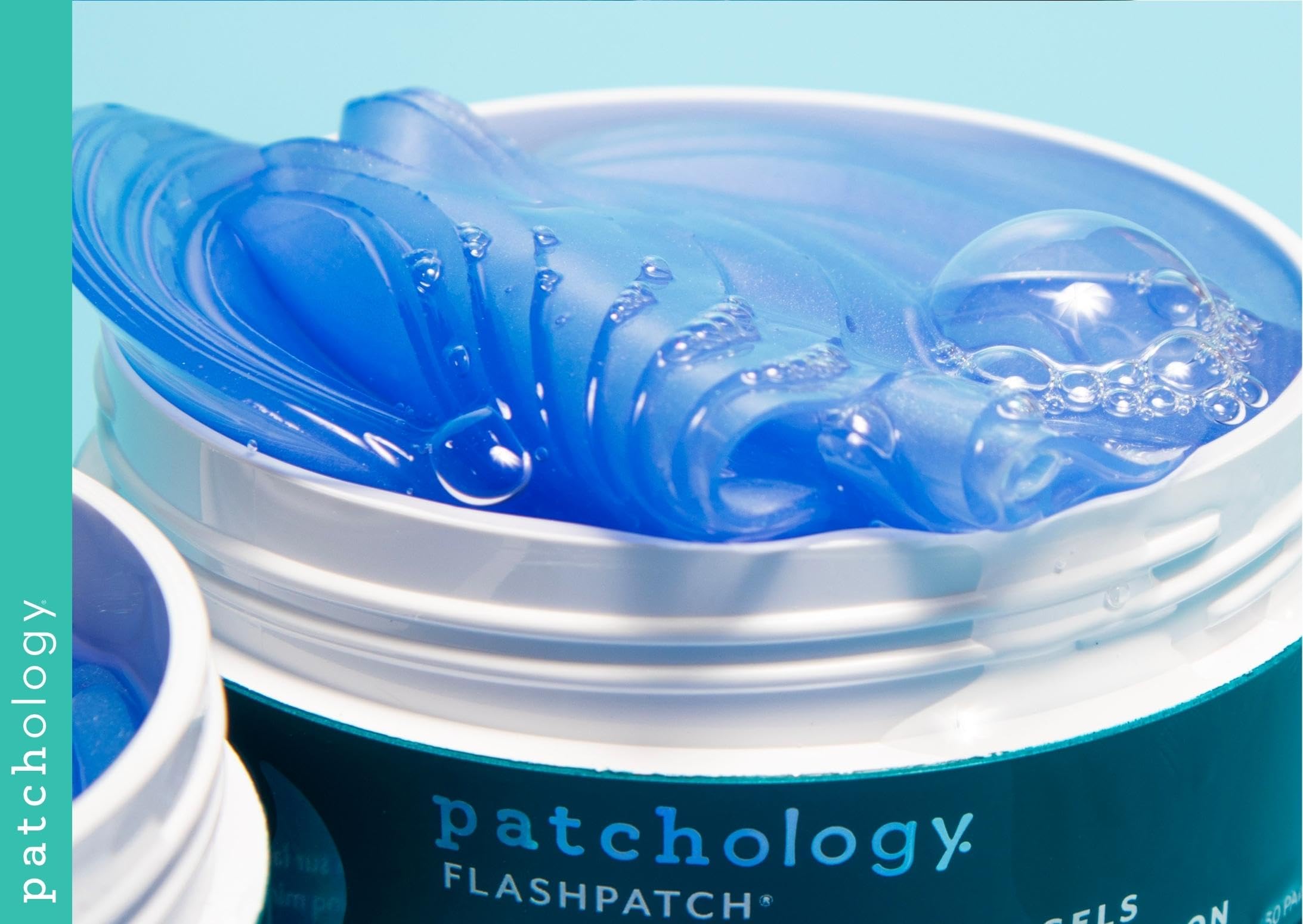 Patchology Restoring Eye Patches hydrogel formula delivers soothing hydration