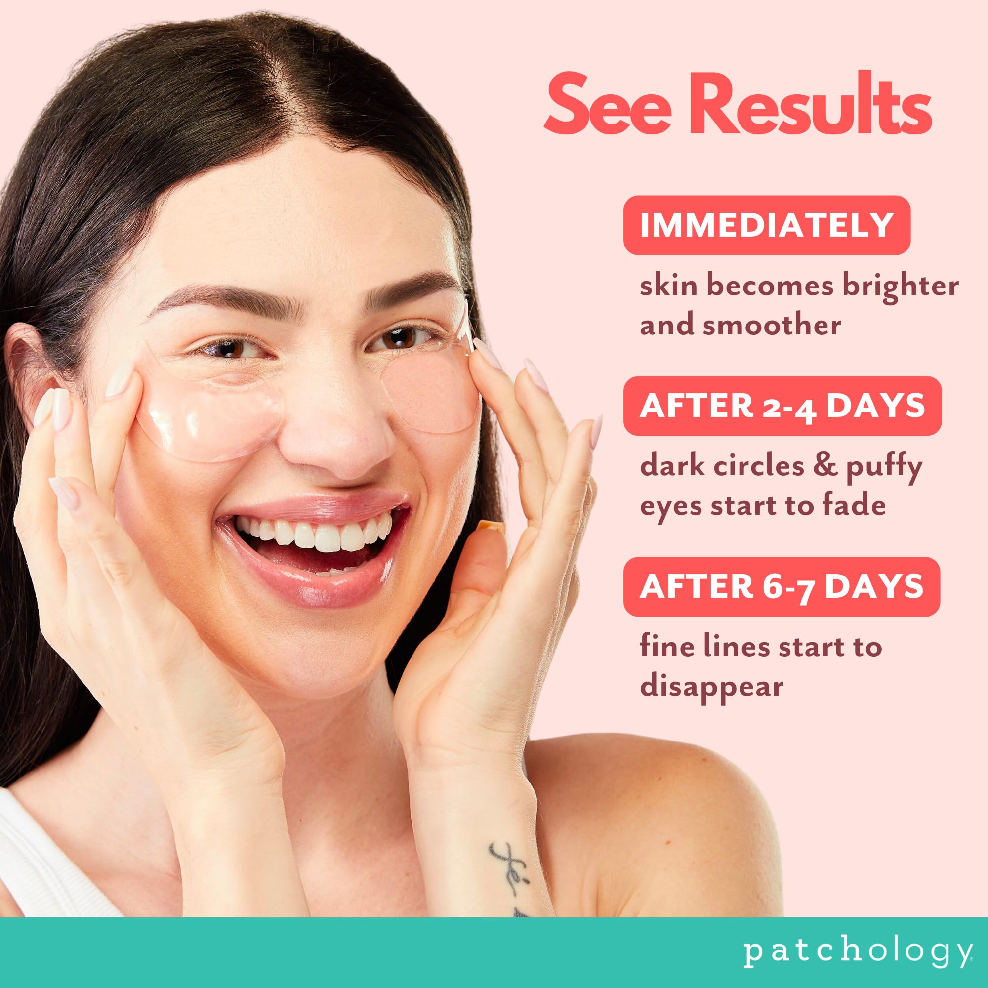 Patchology Serve Chilled Rosé Eye Gels strawberry scent enhances self-care ritual