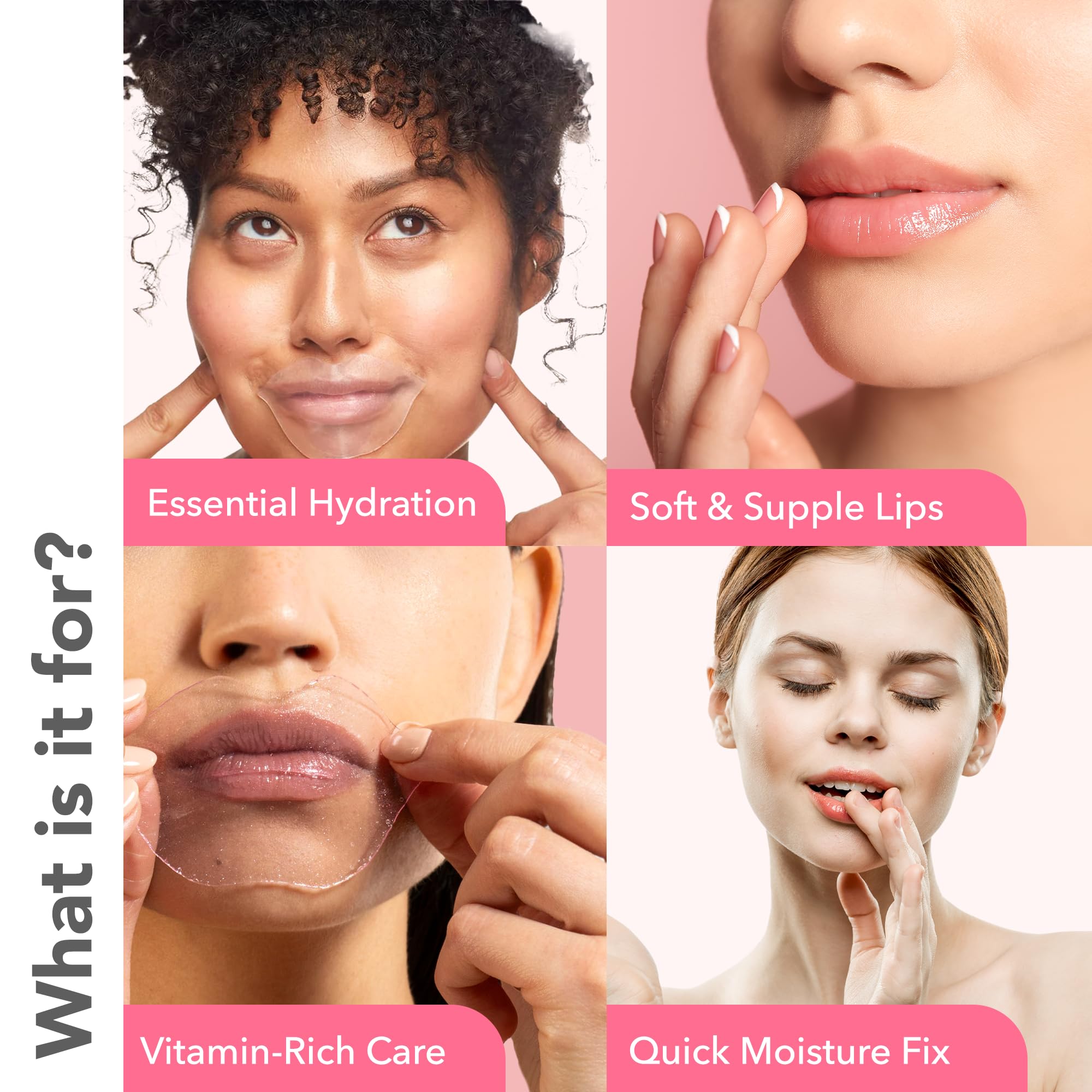 Patchology-serve-chilled-rose-gel-lip-mask-application demonstrates quick five-minute lip revitalization.