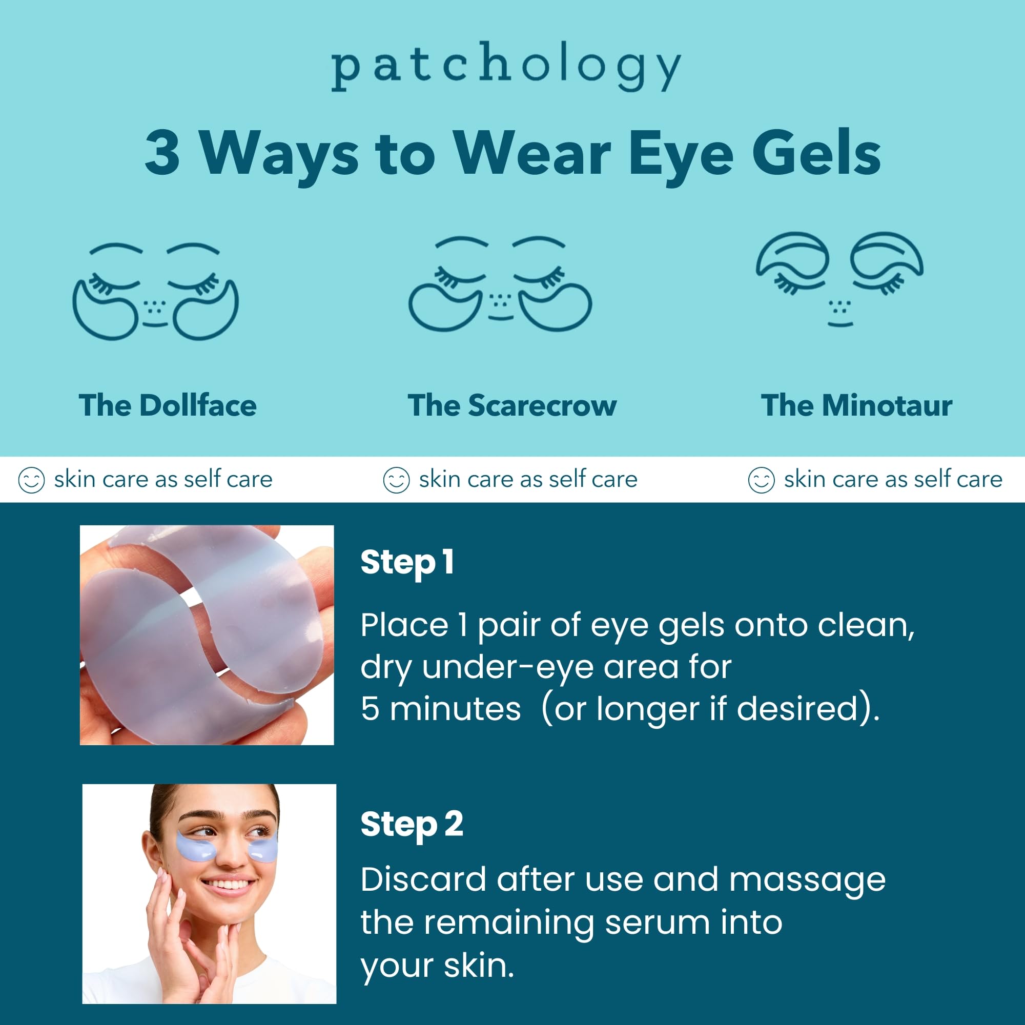 Patchology Something Blue arnica-infused formula calms and nourishes skin around eyes
