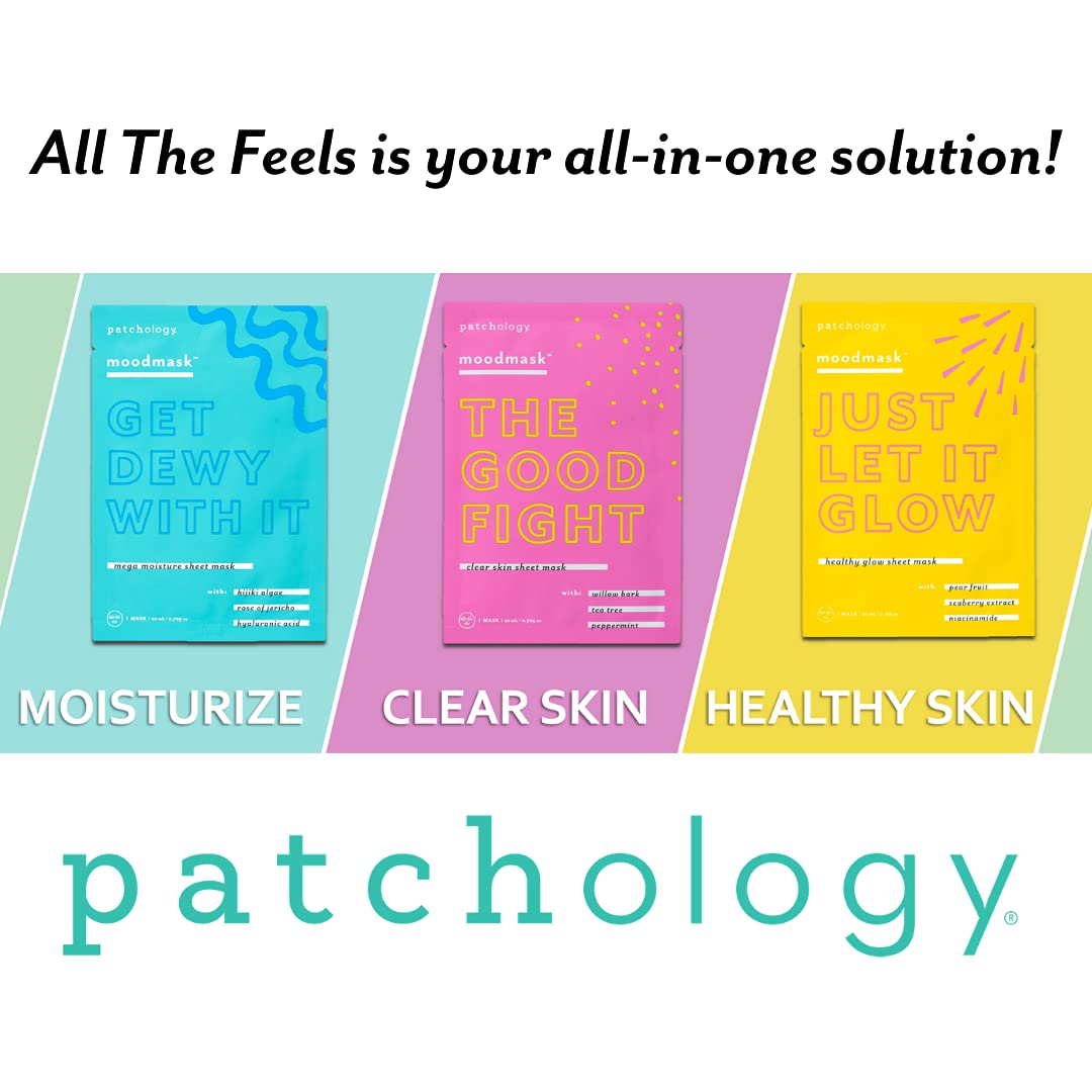 Patchology The Good Fight moodmask targets redness with Tea Tree for balanced skin