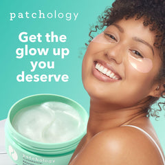 Patchology under-eye patches with hyaluronic acid deliver intense hydration for smoother skin.
