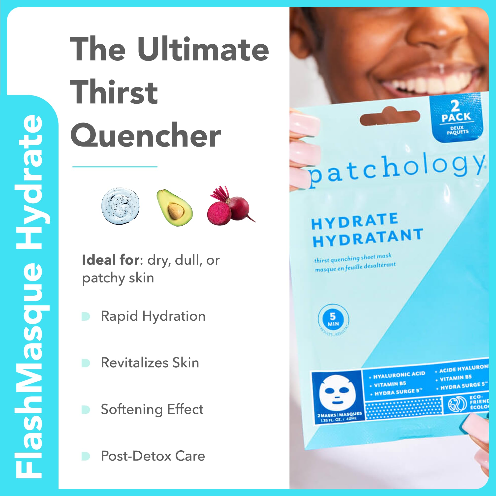 Patchology variety-pack-main-packaging shows a versatile routine for home spa-like care.